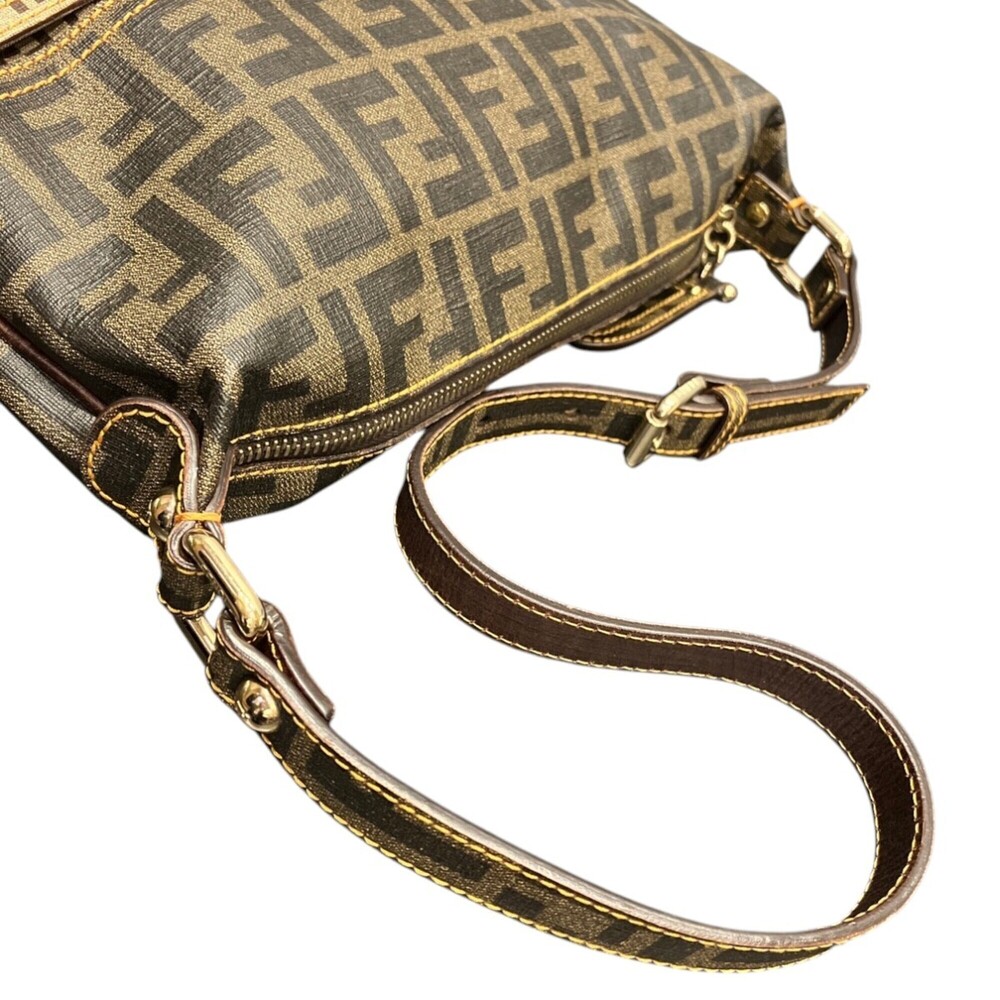 Fendi FENDI Shoulder Bag Zucca x Zucchino Leather 8BT128 - Picture 9 of 9